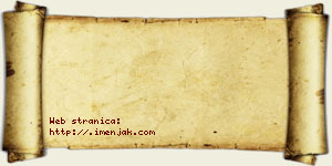 Mina Šesto vizit kartica